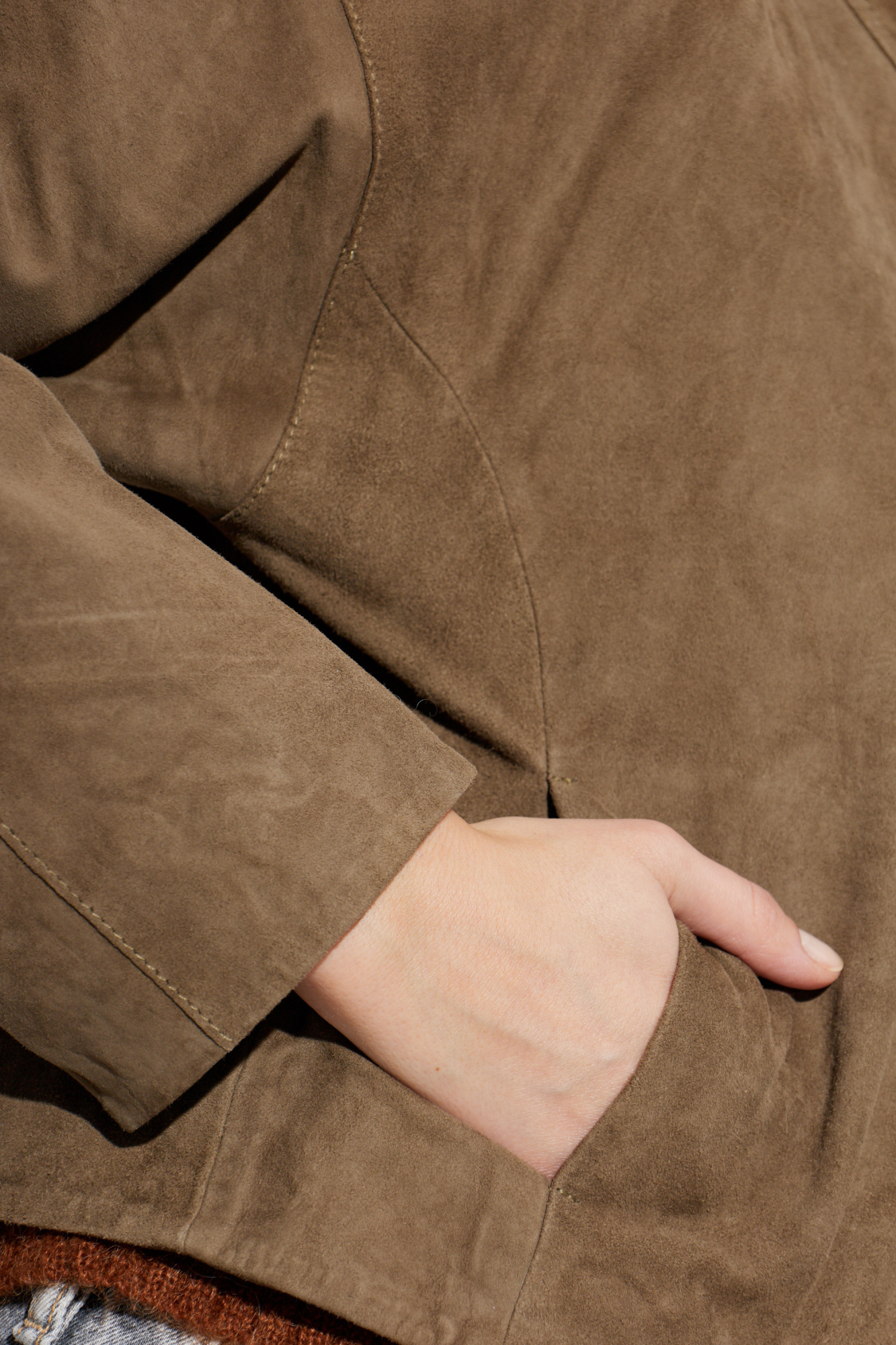 Brown Suede jacket 